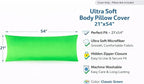 Evolive Ultra Soft Microfiber Body Pillow Cover/Pillowcases 21"x54" - Image 2