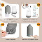 URPOWER 120ML Essential Oil Diffuser Aromatherapy Diffuser Oil Machine - Image 7