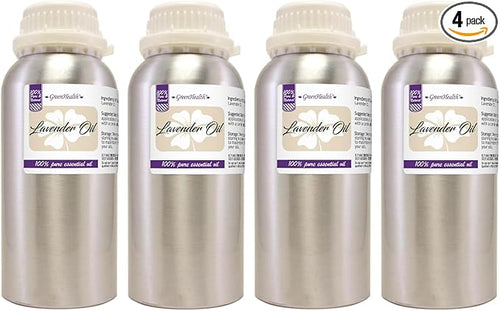 2 Bottles – GreenHealth Lavender Essential Oil – 16 fl oz Each – 100% Pure & by Greenals