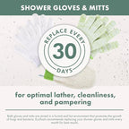 EcoTools Bath + Shower Gloves 6 Pack, Exfoliating Gloves Remove Dead Skin & - Image 8