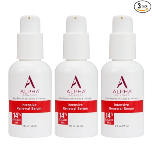 Alpha Skin Care Renewal Serum, 14% Glycolic AHA, Anti-Aging Formula, Alpha by AlphaSkin