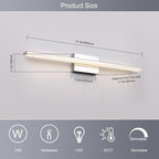 LED Modern Bathroom Vanity Light Fixtures 24W Dimmable 5CCT LED Vanity Light - Image 6