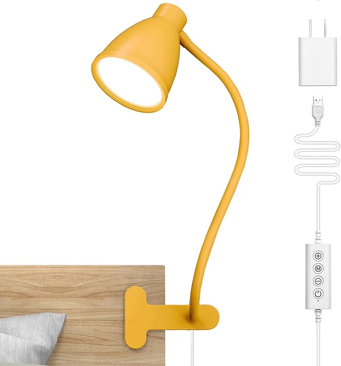 BOHON Clip on Light, 10W 38 LED Desk Lamp by BOHON