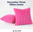 Pallene Faux Fur Plush Throw Pillow Covers 26x26 Set of 2, Luxury Soft Fluffy - Image 7