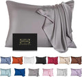 Mulberry Silk Pillowcase for Hair and Skin, Queen Size Cooling Silk Pillow Case by SIYUAN