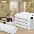 100% Cotton Salon Towels Set of 50|400 GSM|Bulk Hand Towel|Cotton Salon - Image 4