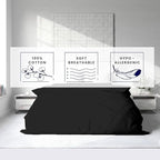 Kotton Culture 3 Pc Duvet Cover King Size Set-100% Egyptian Cotton 600 Thread - Image 5