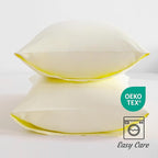 NTBAY Queen Pillow Cases Set of 2, 2 Pack Brushed Microfiber 20x30 Pillow Cases - Image 4