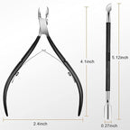 Easkep Cuticle Trimmer and Pusher, Professional Stainless Steel Cuticle Cutter - Image 7
