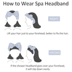 Ondder 8 Pcs Blue Spa Headbands - Image 8