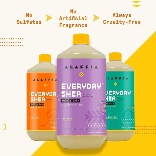 Alaffia Bubble Bath, Lavender – Everyday Shea Moisturizing Formula - Image 2
