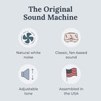 Yogasleep Dohm Uno White Noise Sound Machine, Real Fan Inside - Image 2