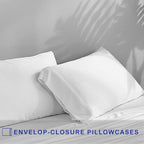 ACCURATEX Cooling Pillow Cases Queen Size Set of 2, Rayon Derived from Bamboo - Image 4