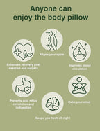 ZonLi Long Body Pillows for Adults, Memory Foam Body Pillow Adjustable - Image 6