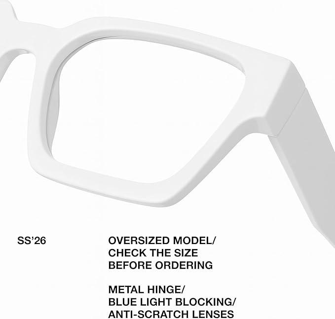 livho Oversized Eyewear Frame for Woman and Men - Image 3