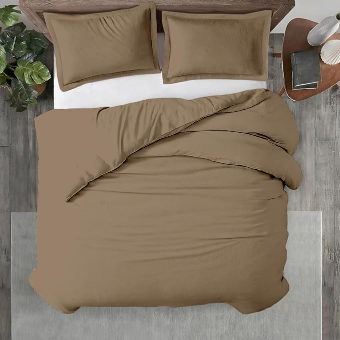 Kotton Culture 1 Pc California King Duvet Cover Only-100% Egyptian Cotton 600 by KottonCulture