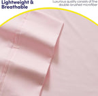 Queen Sheets Pale Pink - Image 6