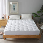 Queen Mattress Pad, 8-21" Deep Pocket Protector Ultra Soft Quilted Fitted - Image 7