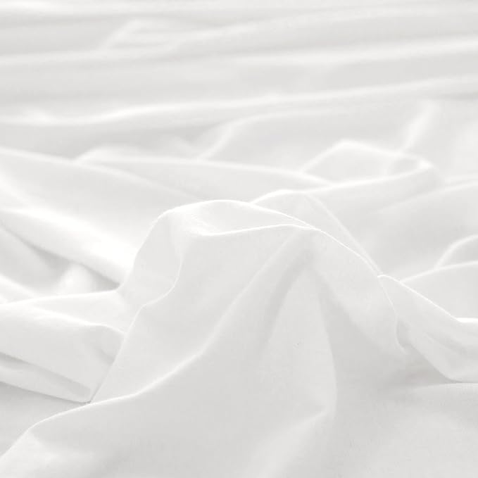 PURE ERA Jersey Knit Duvet Cover Set 100% T-Shirt Cotton Super Soft Comfy 2pc - Image 6