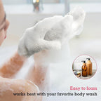 Evridwear Exfoliating Glove Shower Gloves Exfoliate Dead Skin - Image 6