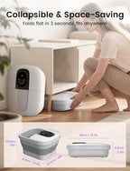 RIKE Collapsible Foot Spa with Fast PTC Heating and Massage, 14 Temp Control - Image 6
