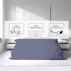 Kotton Culture 1 Pc Duvet Cover King Size-100% Egyptian Cotton 600 Thread Count - Image 5