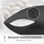 100% Mulberry Silk Pillowcase 2 Pack, Standard Size Silk Pillow Cases - Image 5