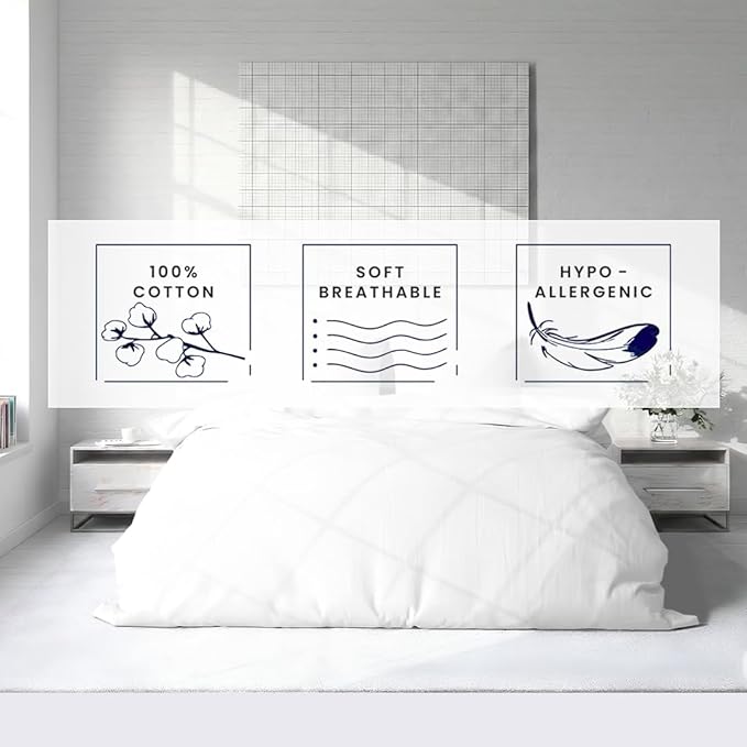 Kotton Culture 1 Pc 120" x 98" Duvet Cover Oversized King 100% Egyptian Cotton - Image 6