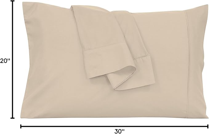 Royale Linens Queen Pillowcase Set of 2 - Image 10