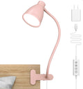 BOHON Cute Desk Lamp with Clamp 10W 38 LED Clip on Light, 5 Color 10 Brightness by BOHON