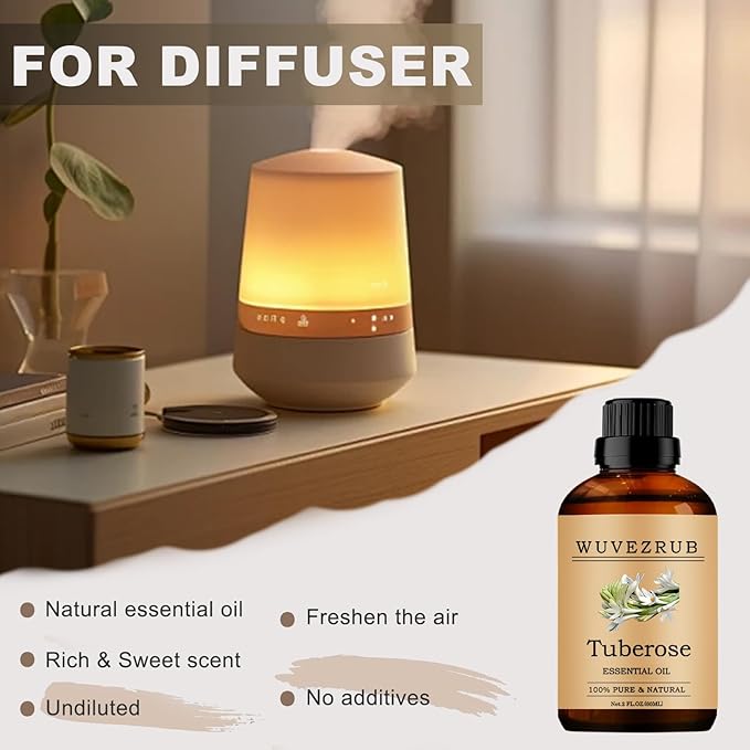 Tuberose Essential Oils, 60ML Pure and Natural Essential Oil - Image 5