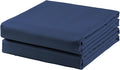 2-Pack Cotton Queen Flat Sheet Only, 600 Thread Count 100% Egyptian Cotton Top by ZaizaiHome