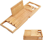 Utoplike Bamboo Bathtub Caddy Tray Bath Tray by Utoplike