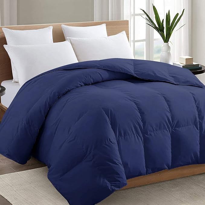 TEXARTIST Premium 2100 Series King Comforter All Season Breathable Navy Blue by TEXARTIST