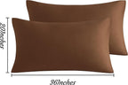NTBAY King Pillow Cases Set of 2, 2 Pack Brushed Microfiber 20x36 Pillow Cases - Image 6