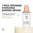 Anua Rice Ceramide 7 Hydrating Barrier Serum, Moisturizing Face Serum, - Image 2