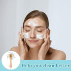 Nuanchu 6 Pcs Wooden Face Cleaning Brush Facial Exfoliator Brush Dry Scrubber - Image 6