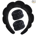 Luckybear Spa Headband for Washing Face, Velvet Makeup, Bubble Skincare by Luckybear