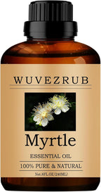Myrtle Essential Oils, 240ML Pure and Natural Essential Oil by WUVEZRUB