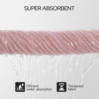 REDKISS Pink Microfiber Bath Towels Set 8 Piece - Image 7