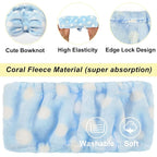 Shintop Sweet Super Soft Caroset Polka Dots Wash Cosmetic Headband Hairlace - Image 4