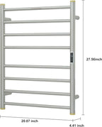 Electric Towel Warmer Rack, Heating Towel Warmer, Timer & Temperature Control - Image 5