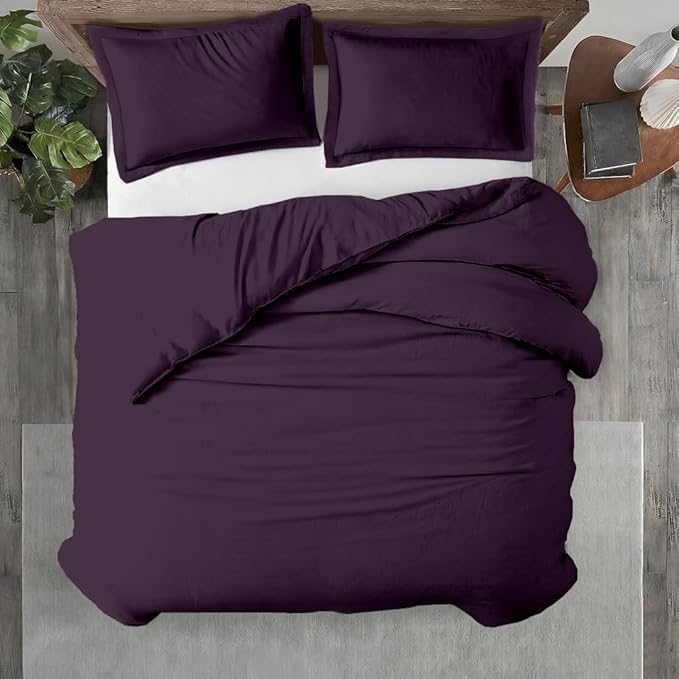 Kotton Culture 3 Pc California King Duvet Cover Set-100% Egyptian Cotton 600 by KottonCulture