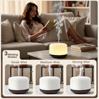 500ml Essential Oil Diffuser, Quiet 4-in-1 Ultrasonic Aromatherapy Humidifier - Image 5