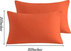 NTBAY Queen Pillow Cases Set of 2, 2 Pack Brushed Microfiber 20x30 Pillow Cases - Image 6