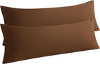 NTBAY 2 Pack Body Pillowcase, 20x54 inches, Microfiber, Wrinkle-Free, by NTBAY