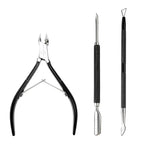 Makartt Cuticle Trimmer Set: Professional Cuticle Nipper and 2 Cuticle Pushers - Image 9