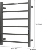 Heated Towel Racks for Bathroom, Wall Mounted Electric Towel Warmer Racks - Image 4