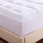 WhatsBedding Waterproof Mattress Pad Full Size Cotton Top Down Alternative - Image 6