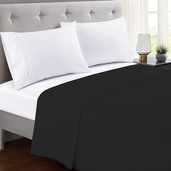 GOLD TEXTILES Twin Flat Sheet 12 Pack – Brushed Microfiber Top Sheets - Image 2